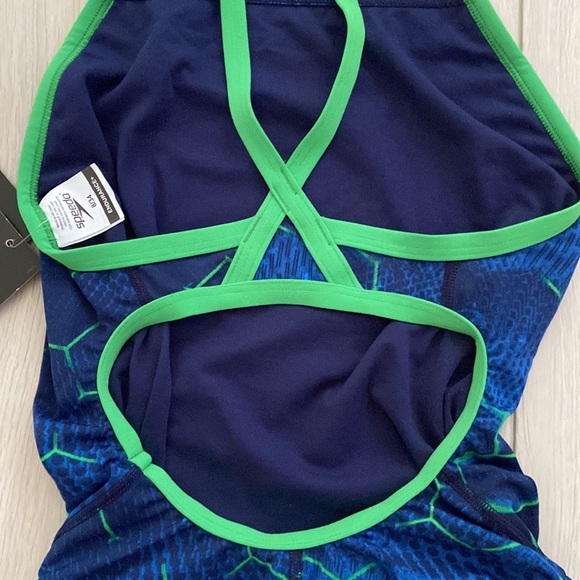 Speedo Racing Cut Endurance Swimming Suit - Picture 5 of 7